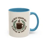 Best Vegan Gift Mug – Coffee Lover Cup with Laurel Wreath Design - Image 43