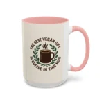 Best Vegan Gift Mug – Coffee Lover Cup with Laurel Wreath Design - Image 15