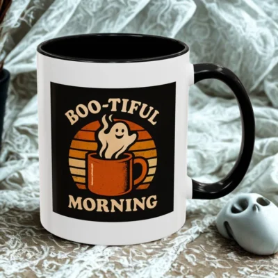 boo tiful morning halloween coffee mug ghost design ou2nk