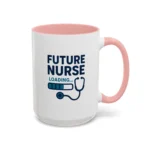 Future Nurse Mug – Nursing Student Gift with Stethoscope Design - Image 15