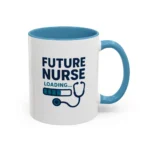 Future Nurse Mug – Nursing Student Gift with Stethoscope Design - Image 43