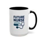 Future Nurse Mug – Nursing Student Gift with Stethoscope Design - Image 40