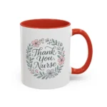 Thank You Nurse Mug – Floral Appreciation Gift for Healthcare Heroes - Image 38