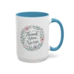 Thank You Nurse Mug – Floral Appreciation Gift for Healthcare Heroes - Image 44