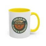 Vegan Foodie Mug – “Fueled by Plants & Noodles” Cute Bowl Design - Image 47