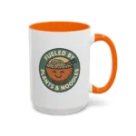 Vegan Foodie Mug – “Fueled by Plants & Noodles” Cute Bowl Design - Image 48