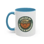 Vegan Foodie Mug – “Fueled by Plants & Noodles” Cute Bowl Design - Image 20