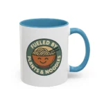 Vegan Foodie Mug – “Fueled by Plants & Noodles” Cute Bowl Design - Image 43