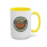 Vegan Foodie Mug – “Fueled by Plants & Noodles” Cute Bowl Design - Image 50
